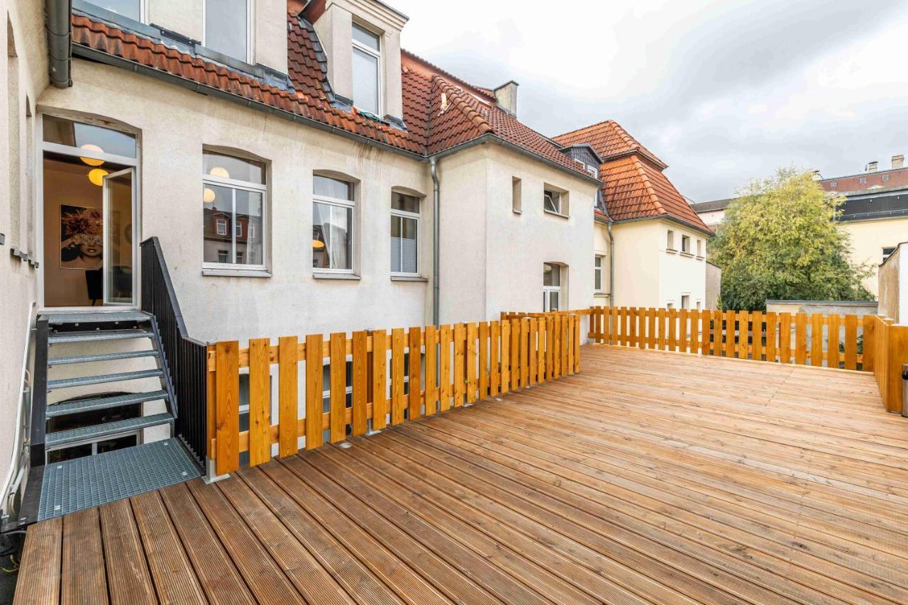 Grosser Terrassentraum In Klein Venedig Leipzig Bagian luar foto